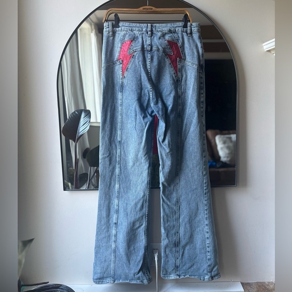 FREE PEOPLE | we the free thunderbird flare jeans | size 32 - Picture 3 of 8